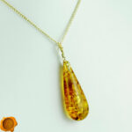 Cognac Amber Gold Teardrop - Image 4