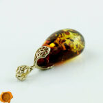 Cognac Amber Gold Teardrop - Image 3