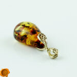 Cognac Amber Gold Teardrop - Image 4