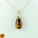 Cognac Amber Gold Teardrop - Image 6