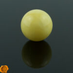 Amber Sphere Pendant 18mm - Image 5