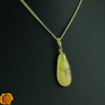 Unique Amber Gold Teardrop - Image 2