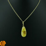 Unique Amber Gold Teardrop - Image 3