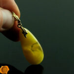 Unique Amber Gold Teardrop - Image 6