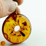 Hand Carved Amber Pendant - Image 6
