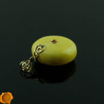 Amber Gold Donut Pendant - Image 6