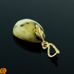 Unique Amber Gold Teardrop - Image 2