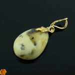 Unique Amber Gold Teardrop - Image 3