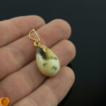 Unique Amber Gold Teardrop - Image 5