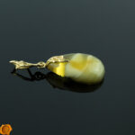 Unique Amber Gold Teardrop - Image 3