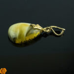 Unique Amber Gold Teardrop - Image 4
