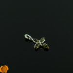 Dainty Green Amber Cross - Image 2