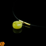 Amber Gold Choker Pendant - Image 7
