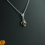 Dainty Amber Angel Pendant