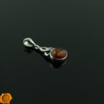 Celtic Cognac Amber Pendant - Image 2