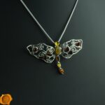 Dragonfly Amber Pendant