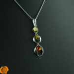 Multicolor Amber Pendant