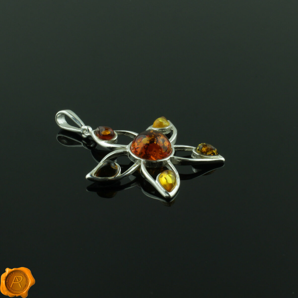 Multicolor Amber Flower - Image 2