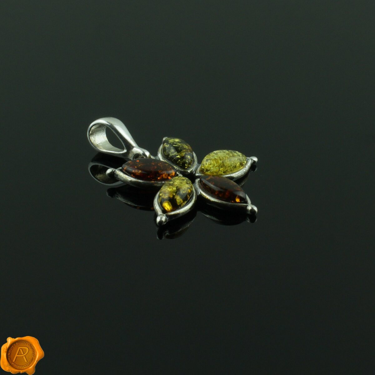 Multicolour Amber Flower - Image 2