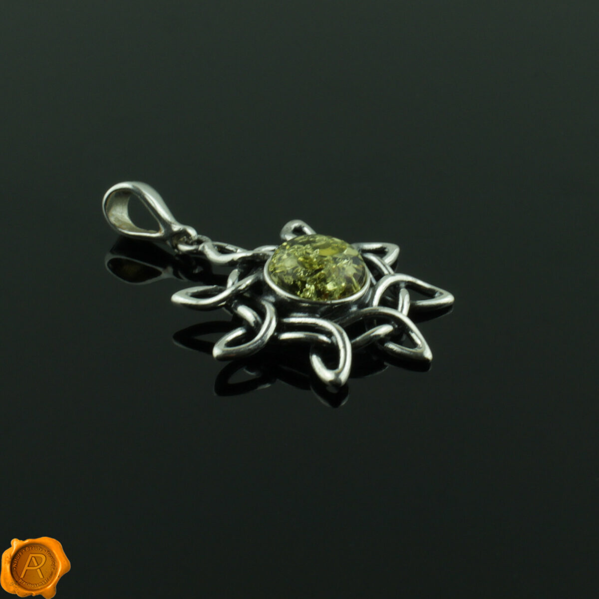 Celtic Green Amber Sun - Image 2