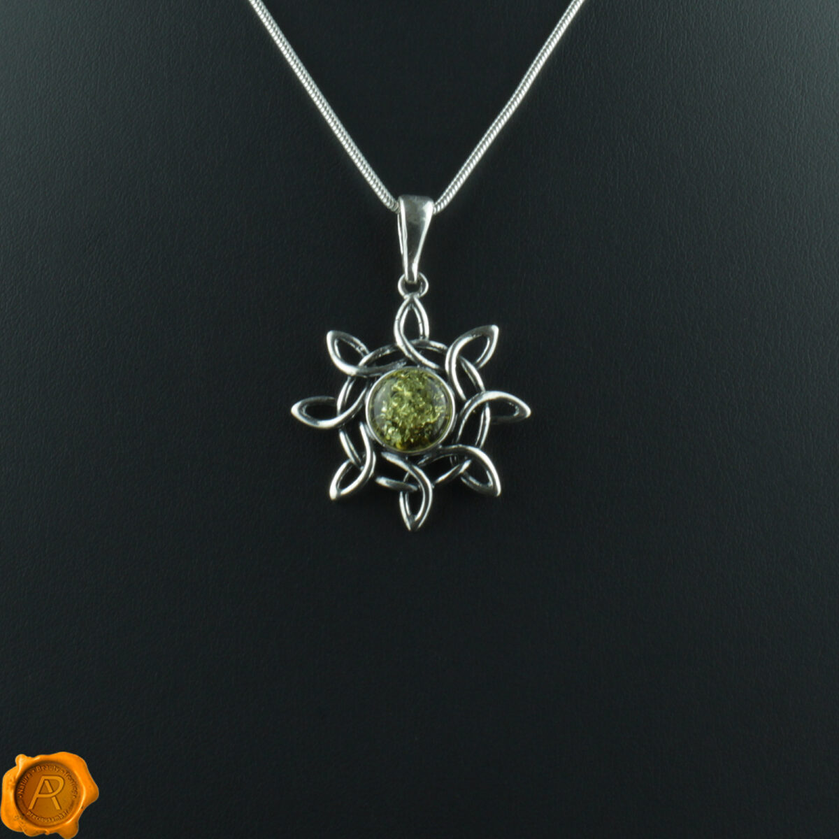 Celtic Green Amber Sun - Image 3