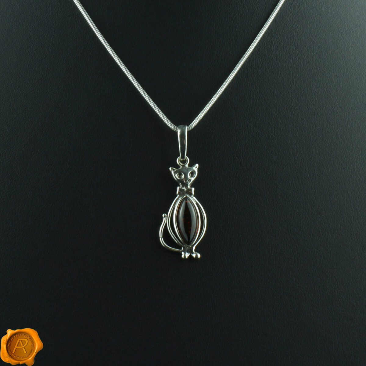 Amber Cat Pendant - Image 4