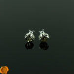 Ladybird Green Amber Studs