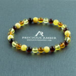 Amber Rainbow Bracelet 6mm