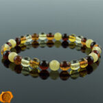 Amber Rainbow Bracelet 6mm - Image 2