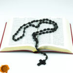 Black Amber Unisex Rosary - Image 2