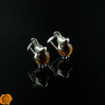 Hippopotamus Amber Earrings - Image 2