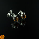 Hippopotamus Amber Earrings - Image 3
