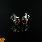 Hippopotamus Amber Earrings - Image 4