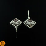 Geometric Amber Earrings - Image 6