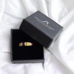 Carved Silver Amber Ring - Image 7