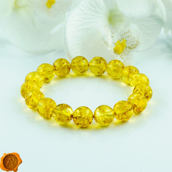 Lemon Amber Bracelet