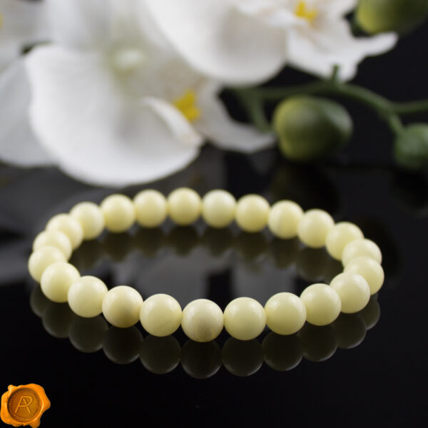 White Amber Bracelet