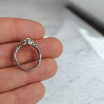 adjustable silver snake ring baltic amber gemstone snake lover rings jewelry gift