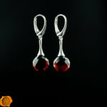 Cherry Amber Earrings