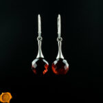 Cherry Amber Earrings - Image 2
