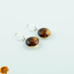 Gradient Cognac Amber Earrings - Image 3