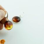 Gradient Cognac Amber Earrings - Image 5