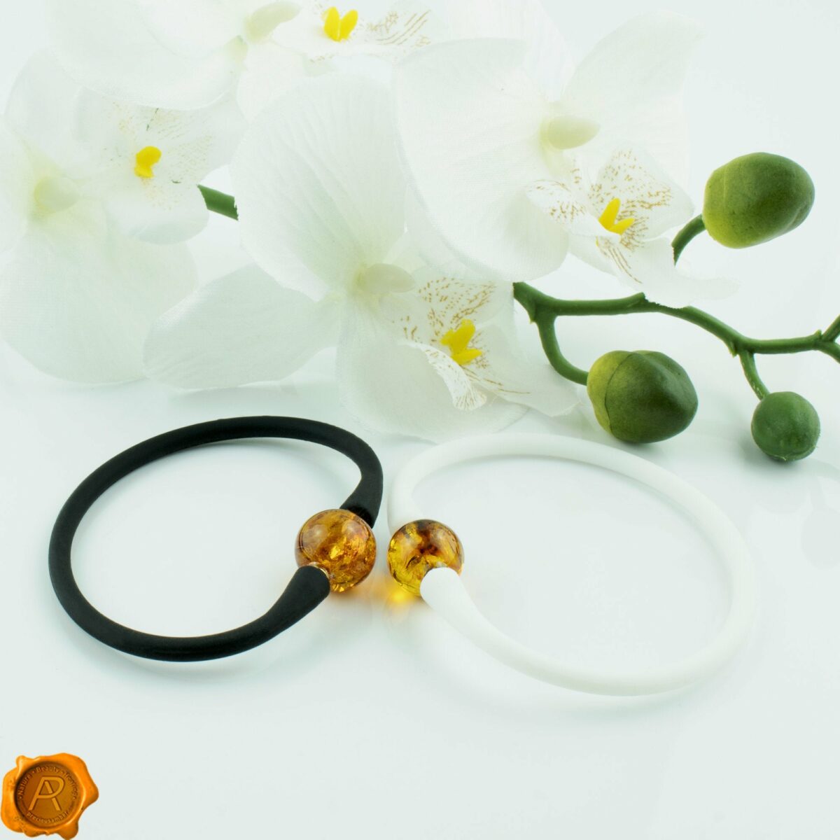 Waterproof Amber Couples Bracelets - Image 1