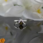 Ladybird Green Amber Ring - Image 3