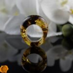 Large Earthy Amber Ring