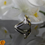 Elegant Green Amber Ring - Image 4