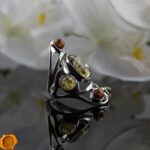 Large Multicolor Amber Ring - Image 4