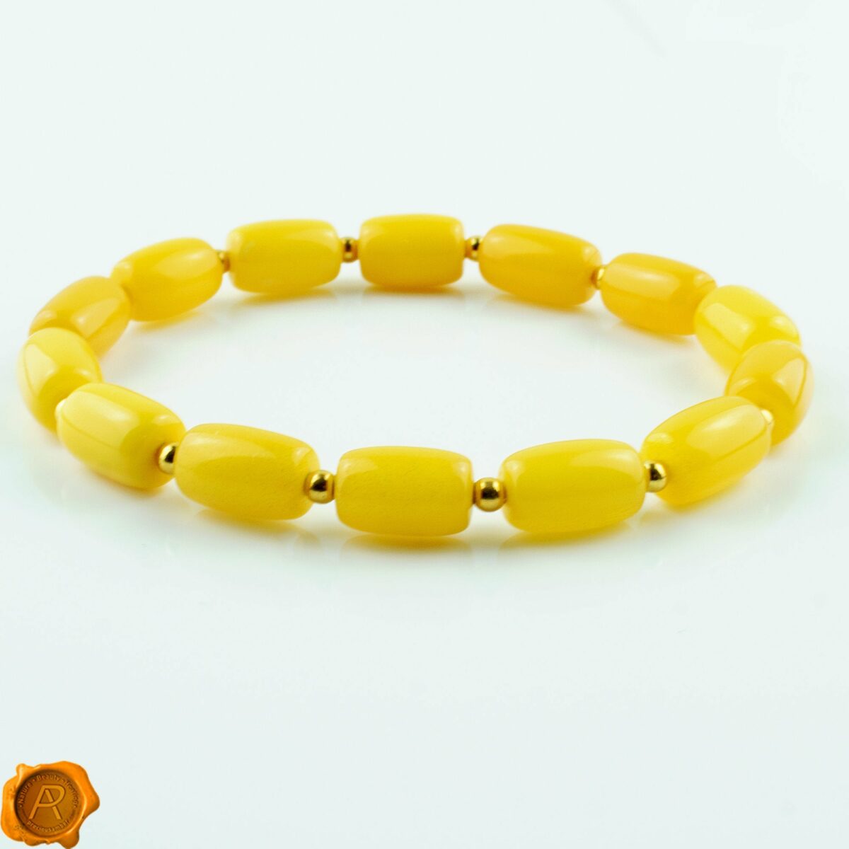 Butterscotch Amber Gold Bracelet - Image 1