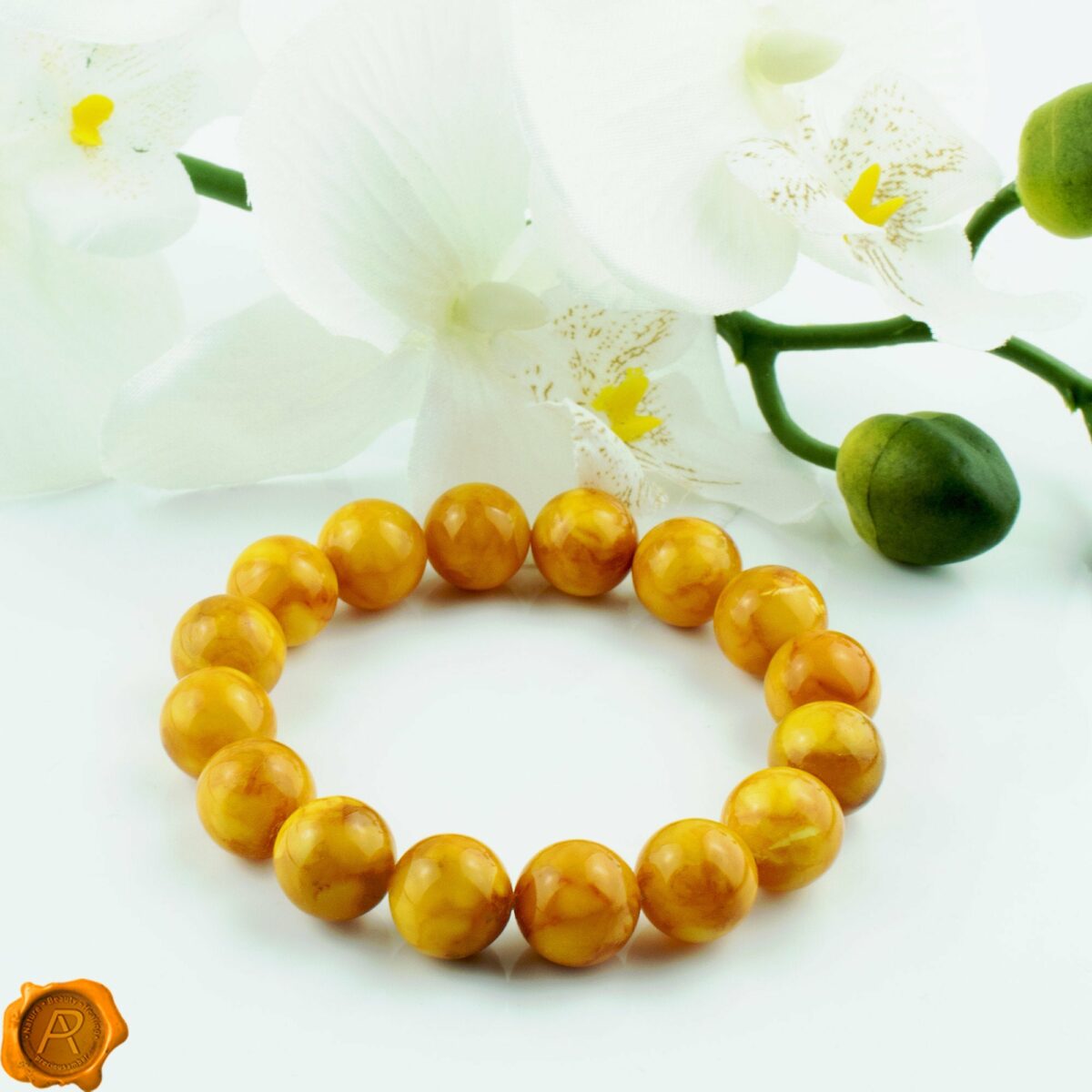 Vintage Amber Bracelet - Image 2