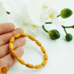 Beeswax Amber Gold Bracelet - Image 2